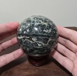 1.8 lbs Ocean Jasper Crystal Sphere 85 mm